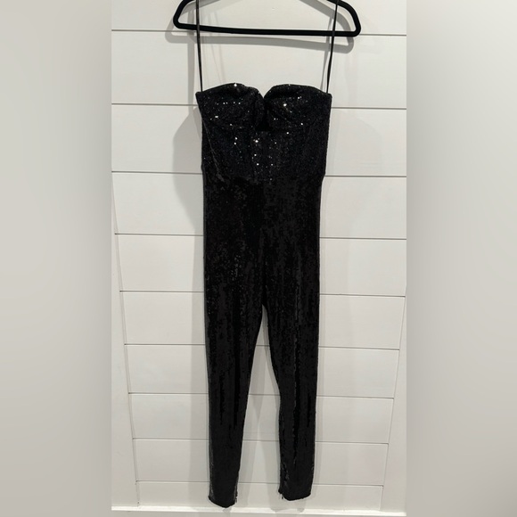 NWT Bronx and Banco black sequin Jupiter jumpsuit - Picture 5 of 8